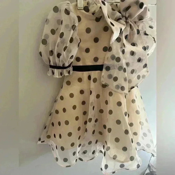 Janya’s Closet Puff Sleeve Tulle Dress Size 2-3T - Picture 2 of 6